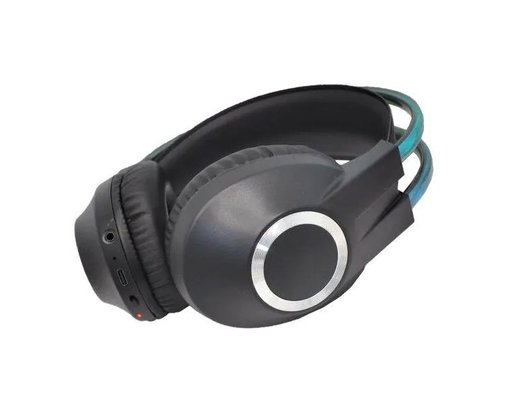 Игровые наушники беспроводные Qumo Party Rave темно серебристые